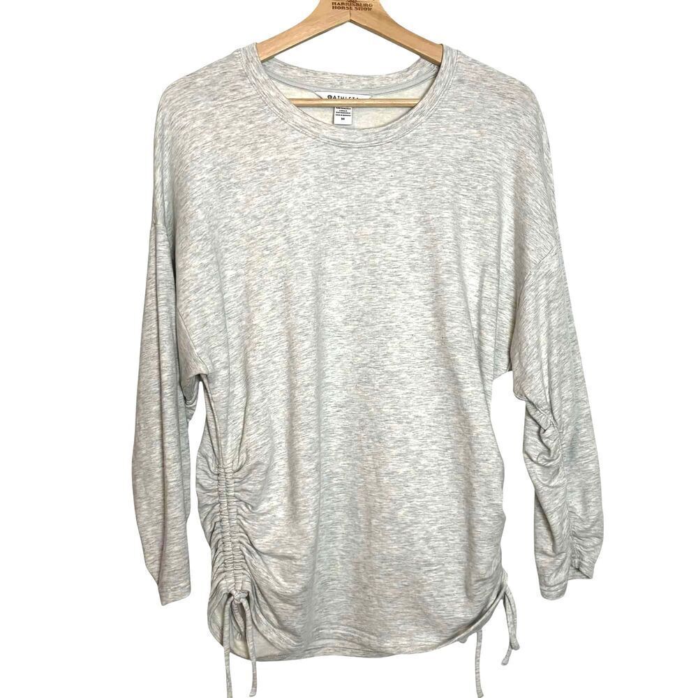Athleta Lombard Ruched Sweatshirt - Picture 2 of 9